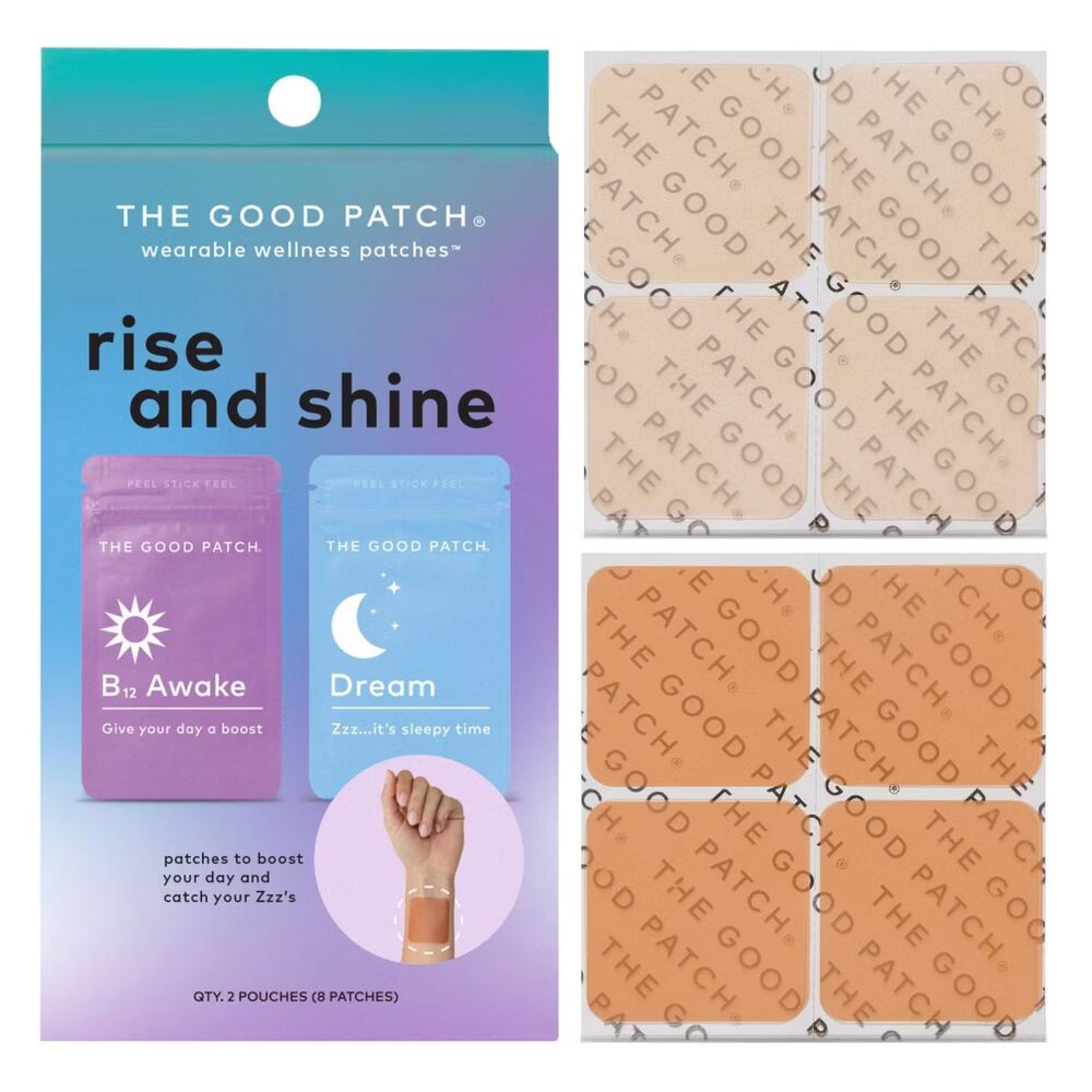 The Good Patch Wellness Patches - Rise and Shine Multi Pack 8ct: Patch Form